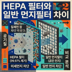 ai thumbnail poster HEPA 필터와 일반 먼지필터 차이 1787342609