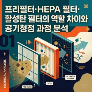 ai thumbnail poster 프리필터·HEPA 필터·활성탄 필터의 역할 차이와 공기청정 과정 분석 1787754772