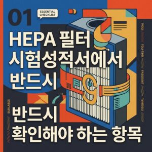 ai thumbnail poster HEPA 필터 시험성적서에서 반드시 확인해야 하는 항목 1788349126